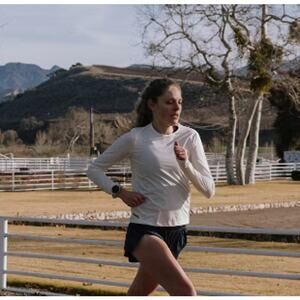 TRACKSMITH Twilight Long Sleeve Top Chateau Gray Sz M $80 {XX5}